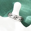 304 Stainless Steel Enamel Rotating Finger Rings RJEW-A074-03P-3