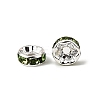 Brass Grade A Rhinestone Spacer Beads RB-A014-Z8mm-07S-2