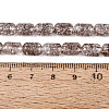 Transparent Crackle Glass Beads Strands GLAA-NH0001-04-A10-2