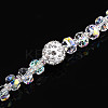 Acrylic & Glass & ABS Plastic Pearl & Alloy & Polymer Clay Pave Rhinestone Beads Strands MAK-T011-08B-3