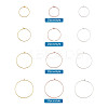 Brass Wine Glass Charm Rings KK-CD0001-05-11