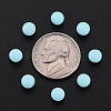 Opaque Acrylic Beads PAB702Y-B01-07-3
