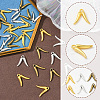 60Pcs 3 Colors  Tibetan Style Alloy Pendants FIND-SC0019-37-3