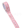 Pink Rectangle Paper Thank You Stickers X1-DIY-C042-07B-3