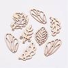 Undyed Wooden Pendants WOOD-K005-09-1