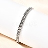 304 Stainless Steel Cuban Chain Bracelets for Men BJEW-B140-06B-1