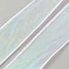10 Yards Polyester Iridescent Lace Ribbon OCOR-WH20001-12C-1