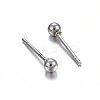 Tarnish Resistant 304 Stainless Steel Stud Earrings EJEW-P161-01P-2