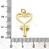 Brass Micro Pave Cubic Zirconia Pendants KK-B128-11G-01-3