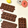 4Pcs 4 Styles Chocolate DIY Silicone Mold DIY-CJ0006-33-6