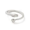Brass Cup Peg Open Cuff Ring Settings KK-G518-10P-01-2