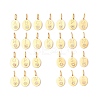 304 Stainless Steel Cubic Zirconia Pendants Set STAS-A125-09G-1