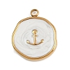 304 Stainless Steel Enamel Pendants STAS-K311-08A-02-1