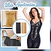 2Pcs 2 Colors Polyester Women's 3 Rows 15 Hooks Longline Corset Bra Extender FIND-BC0005-68-7