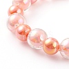 Acrylic Beaded Bracelet & Necklace Set for Kids SJEW-JS01207-03-11