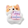 Opaque Cute Dog Resin Cabochons LS-RESI-H152-02E-1