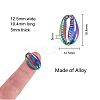 Baking Paint Alloy Beads PALLOY-CJ0004-03-2