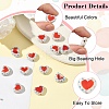 6Pcs Handmade Porcelain Beads PORC-YW0001-47-5