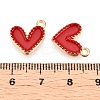 Alloy Enamel Charms ENAM-T011-204D-3