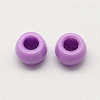 Opaque Acrylic European Beads SACR-Q112-02-1