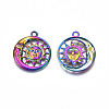 Rainbow Color Alloy Pendants PALLOY-N156-203-3