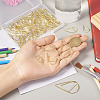 200Pcs 3 Style Carbon Steel Paper Clips FIND-TA0002-18LG-8