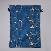 Embroidery Flower Burlap Packing Pouches Drawstring Bags ABAG-WH0048-39A-1