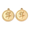 304 Stainless Steel Pendants STAS-P432-01D-G-1