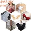Polyester Embroidered Floral Lace Collar DIY-WH0326-47C-6
