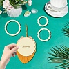 14Pcs 14 Style Wood Hoop Rings Macrame for DIY Craft Making DIY-WH0545-006-4