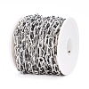 Tarnish Resistant 304 Stainless Steel Paperclip Chains CHS-D030-02P-3
