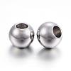 Tarnish Resistant 201 Stainless Steel Beads STAS-E113-20P-2