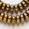 Electroplate Non-magnetic Synthetic Hematite Beads Strands G-F300-16-03-1