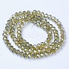 Electroplate Glass Beads Strands EGLA-A034-T8mm-A01-2