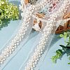 Fabric with Plastic Beads Ribbon OCOR-FG0001-29-5