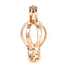 Alloy Bead Cage Pendants FIND-WH0097-32G-1