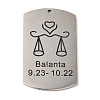Non-Tarnish 304 Stainless Steel Pendants STAS-C098-01I-P-1
