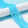 Transparent Glass Beads Strands X1-EGLA-A034-T4mm-MD08-3