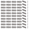 100Pcs Tibetan Style Alloy Spacer Bars TIBE-GO0001-08-1