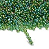 Round Transparent Colors Rainbow Glass Seed Beads X-SEED-A007-2mm-167-4