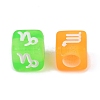 Opaque Acrylic Beads OACR-H052-03A-2