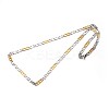 304 Stainless Steel Mariner Chain Necklaces X-NJEW-P047-44-2