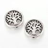 Tibetan Style Alloy Beads TIBEB-Q067-26AS-RS-1
