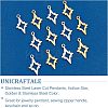 201 Stainless Steel Laser Cut Pendants STAS-UN0013-47-3