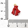 304 Stainless Steel Enamel Pendants STAS-P431-32G-01-3