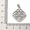 Non-Tarnish 304 Stainless Steel Pendants LS-STAS-O005-23P-3