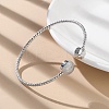 Clear Cubic Zirconia Open Cuff Bangle BJEW-G737-01P-03-2