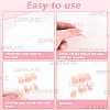 9Pcs Plastic Fake Nail Tips Storage Box CON-SP0001-15A-5