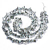 Electroplate Glass Beads Strands EGLA-N002-05C-2