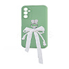 1Pc Bowknot Resin Pendant Decoration HJEW-LP0001-19-3
